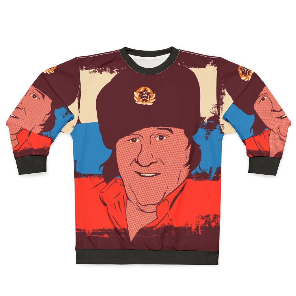 Gerard Depardieu Russian Sweatshirt Vector Art