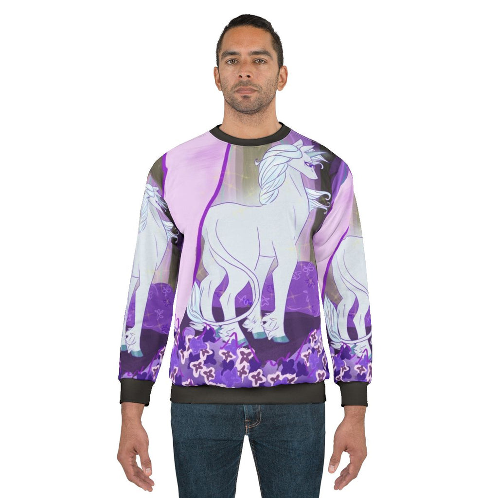 Last Unicorn Lilac Purple Fantasy Sweatshirt