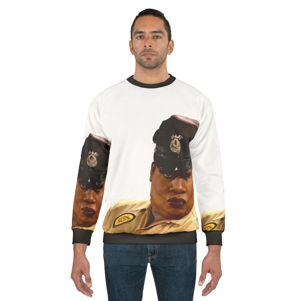 Latrice Sweatshirt featuring the iconic "Get those nuts away from my face" quote from RuPaul's Drag Race