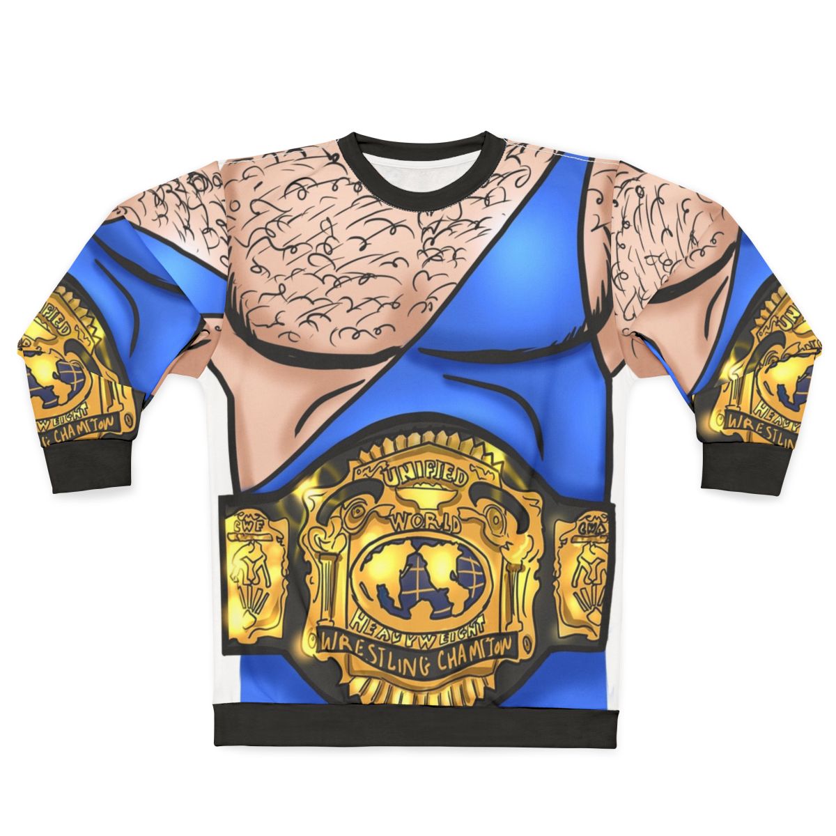 Jerry Lawler Championship Belt Wrestling Sweatshirt