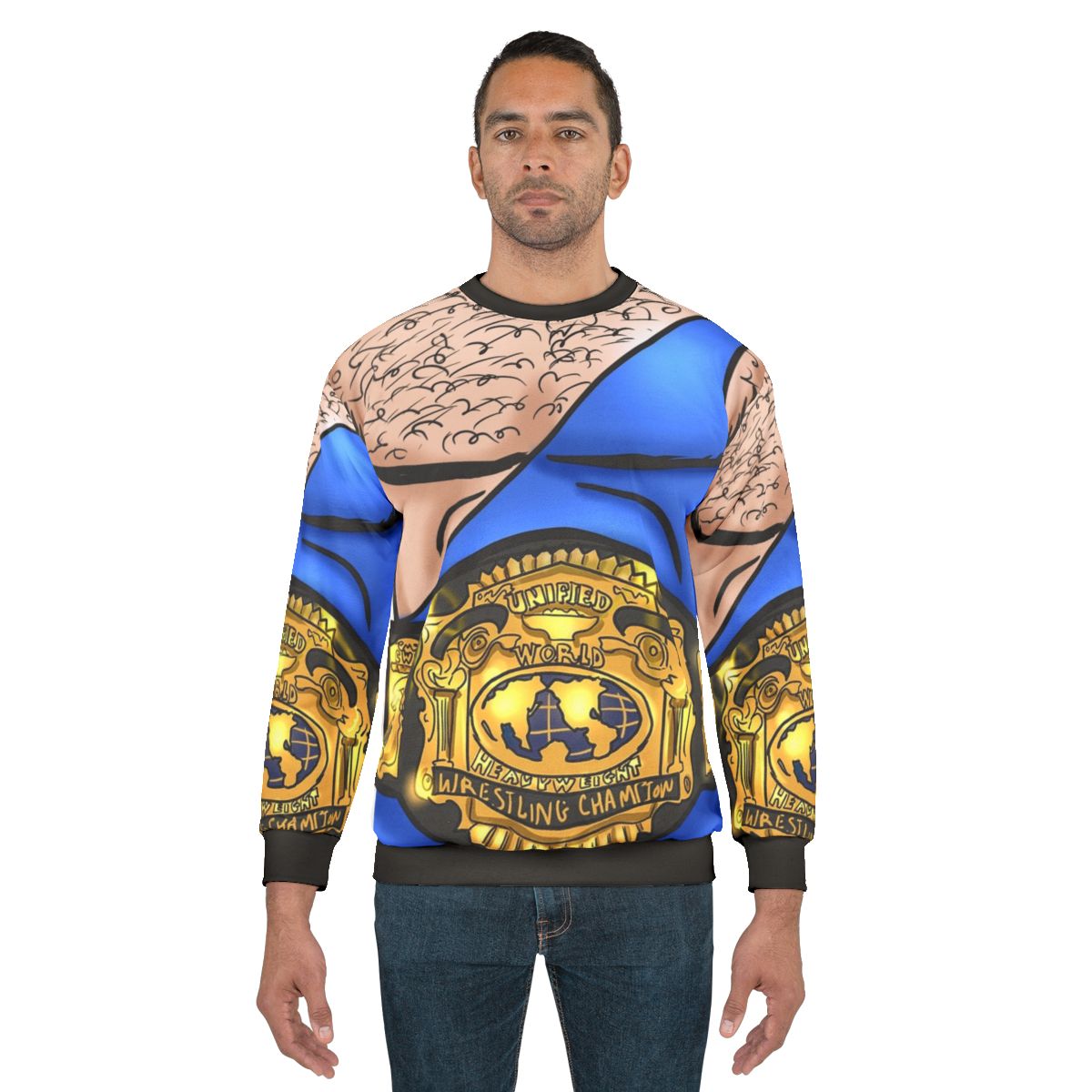 Jerry Lawler Championship Belt Wrestling Sweatshirt