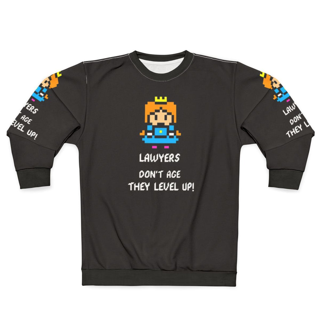 Lawyers Don't Age They Level Up Gamer Sweatshirt