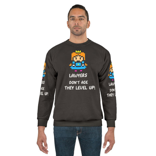 Lawyers Don't Age They Level Up Gamer Sweatshirt