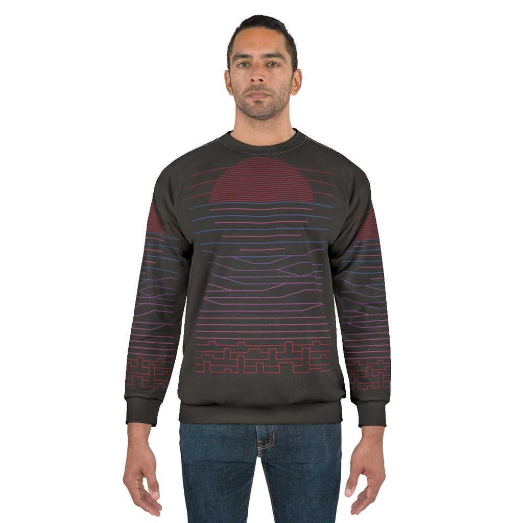 Leave the City for the Sea Minimalist Art Sweatshirt
