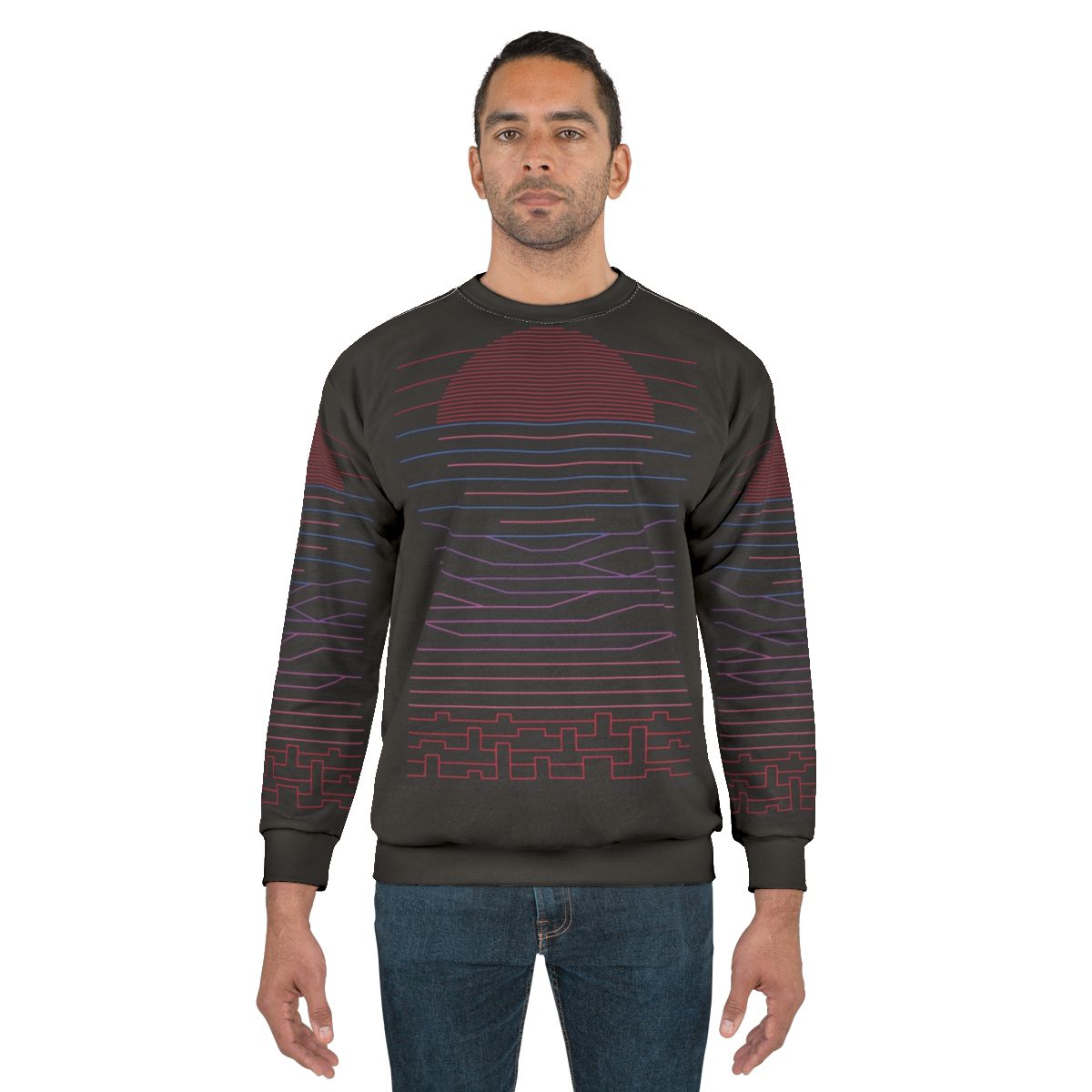 Leave the City for the Sea Minimalist Art Sweatshirt