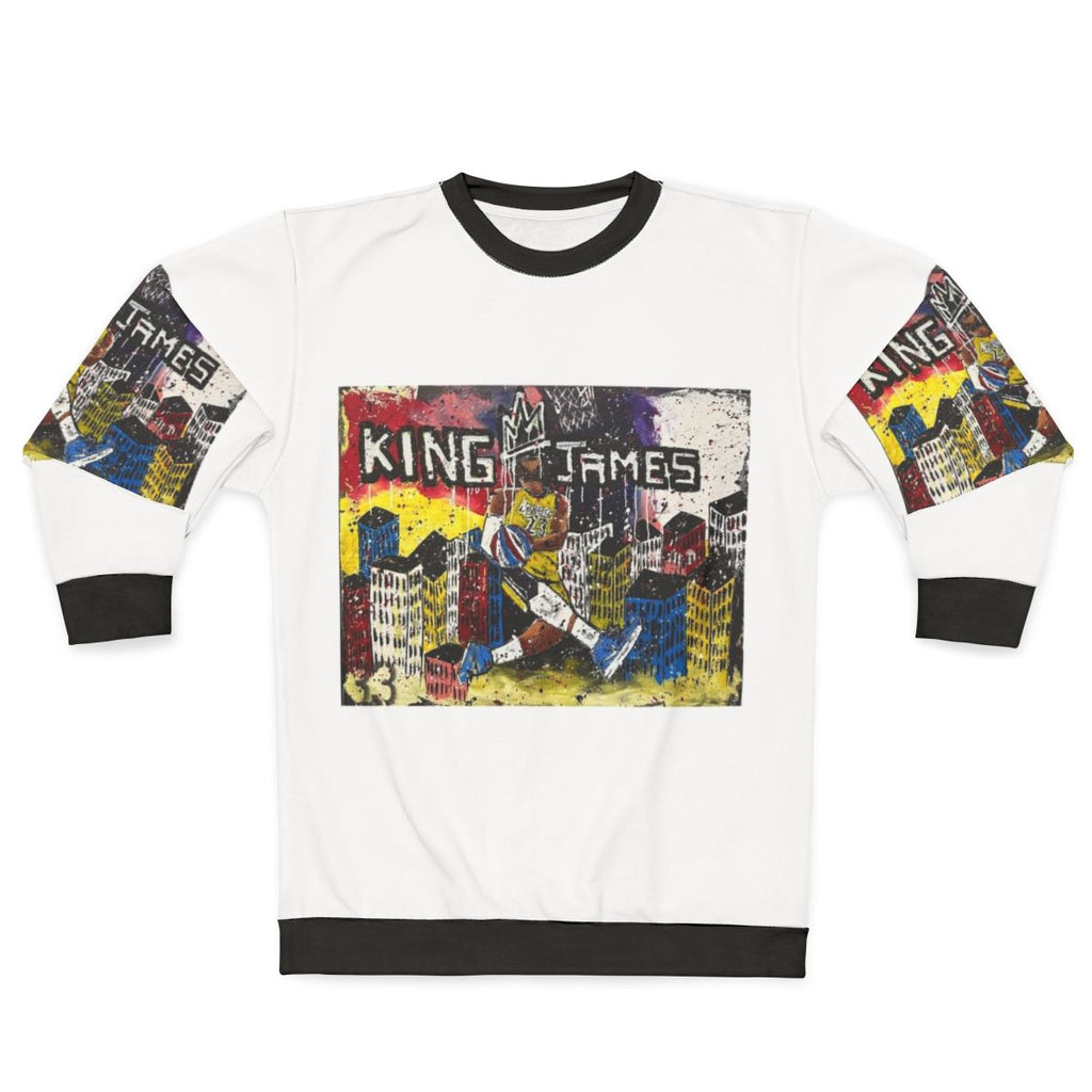 Lebron James Sweatshirt with Custom Art Design