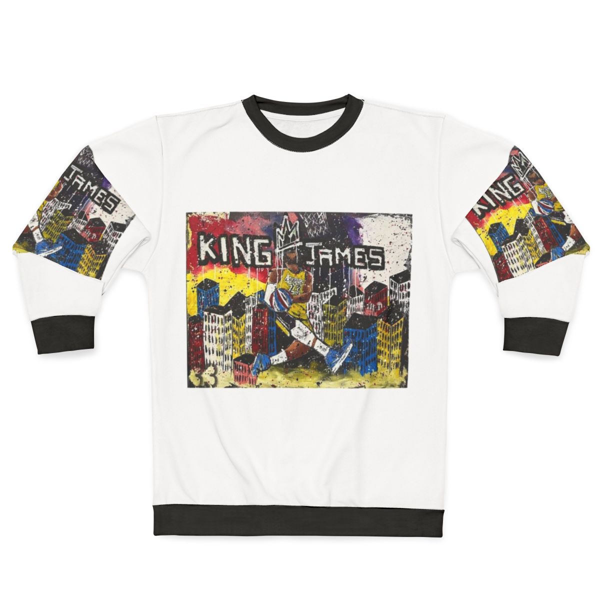 Lebron James Sweatshirt with Custom Art Design