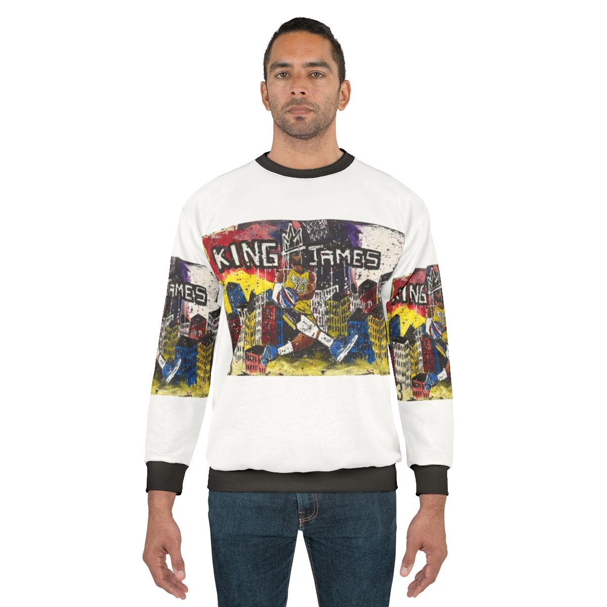 Lebron James Sweatshirt with Custom Art Design