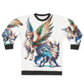 Sweatshirt featuring legendary animals and mythological creatures