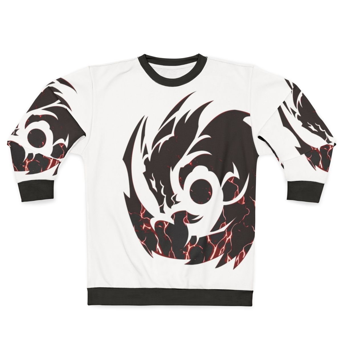Black lightning dragon fantasy sweatshirt