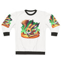 Legendary desert fox and rabbit design on a cozy sweatshirt