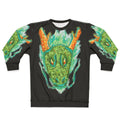 Legendary Earth Dragon Sweatshirt with Asian Dragon Head Design