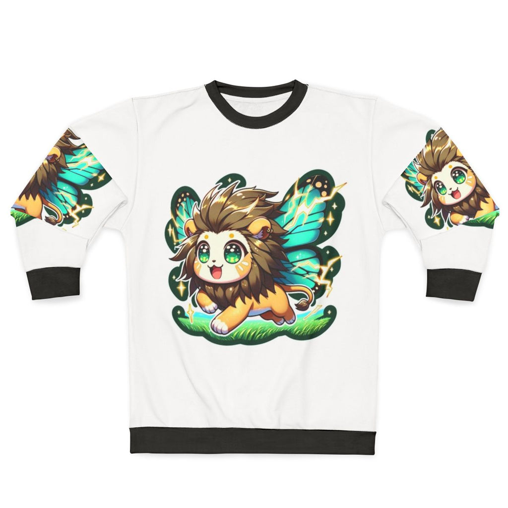 Legendary Electro Butterfly Lion Fantasy Sweatshirt