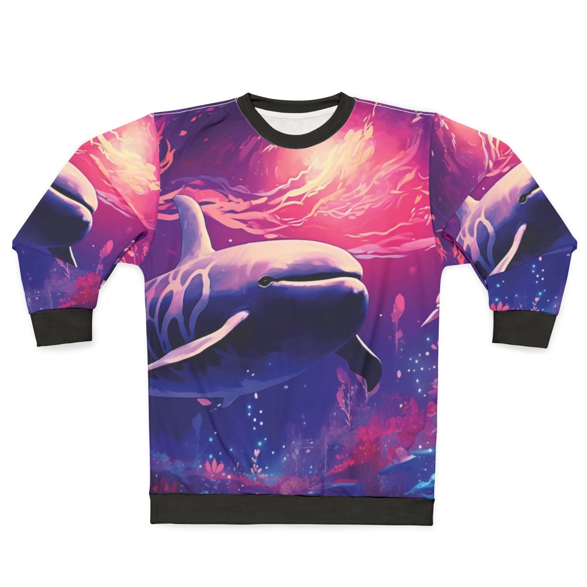 Legendary ocean animals sweatshirt featuring fantasy art by Brianm
