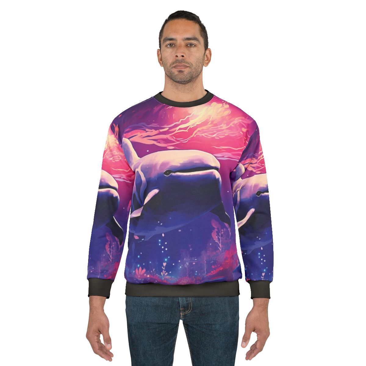Legendary ocean animals sweatshirt featuring fantasy art by Brianm