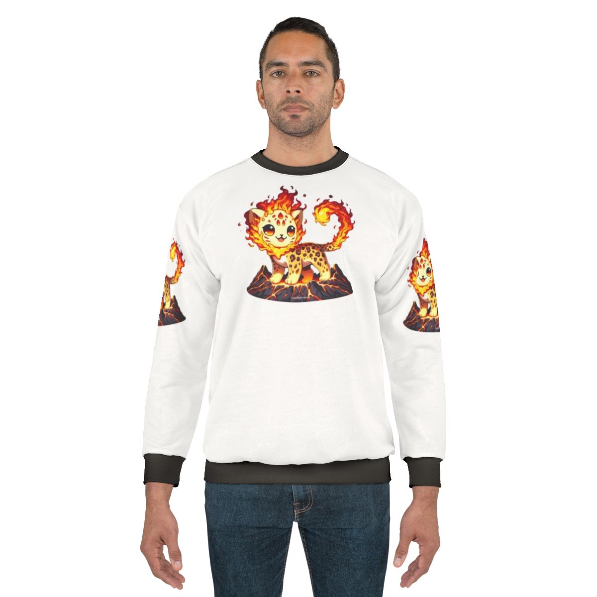 Legendary Lava Leopard Fantastical Sweatshirt