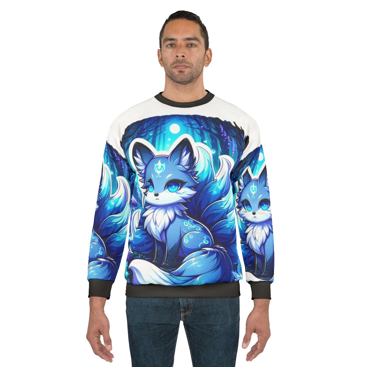 Mystic azure fox legendary animals sweatshirt