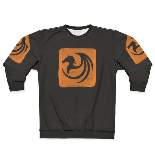 Legendary Animals Sweatshirt featuring Mystic Dragon and Lightning Graphics