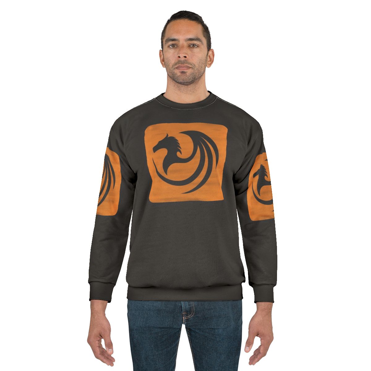 Legendary Animals Sweatshirt featuring Mystic Dragon and Lightning Graphics