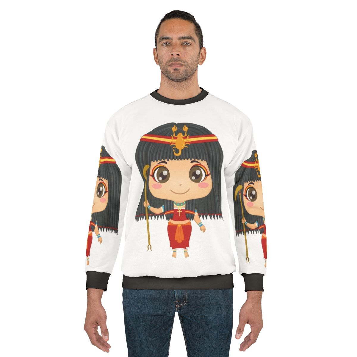 Legendary animals sweatshirt featuring mystical creatures like dragons, unicorns, and falcons