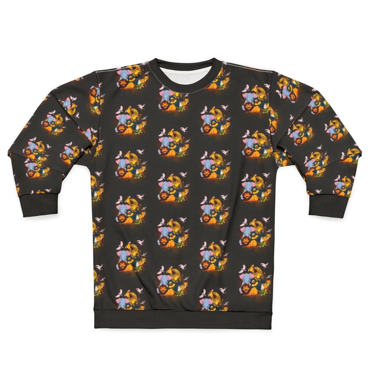 Legendary animals sweatshirt with mystic dragon and lightning design