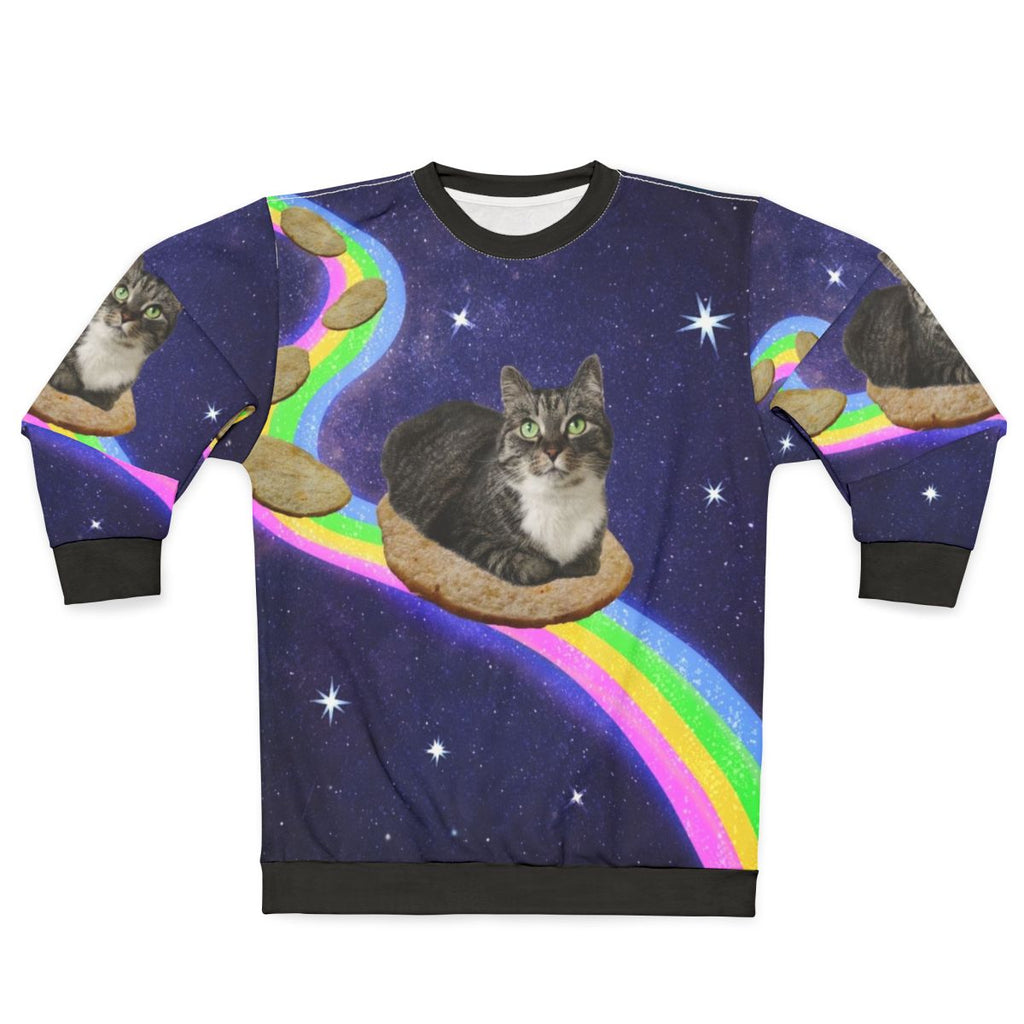 Legendary animals space-themed sweatshirt