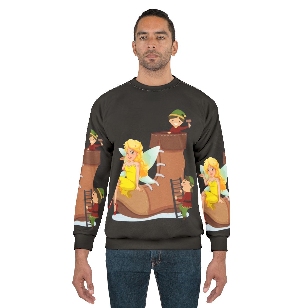 Legendary Animals Sweatshirt featuring a mystic dragon, unicorn, and falcon