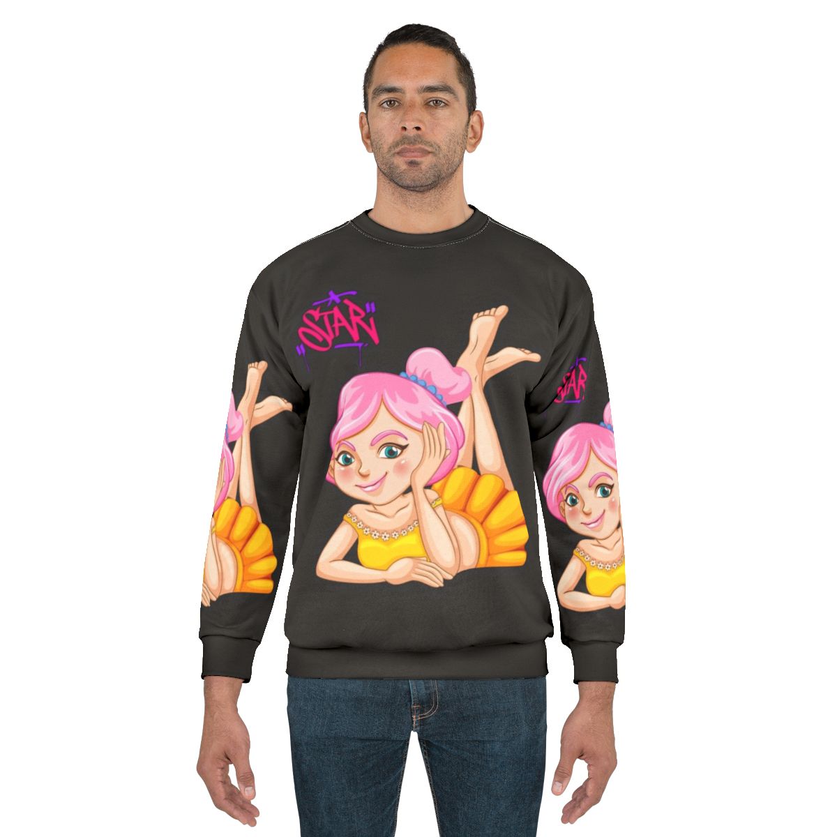 Legendary Animals Sweatshirt with Mystic Dragon Graphic