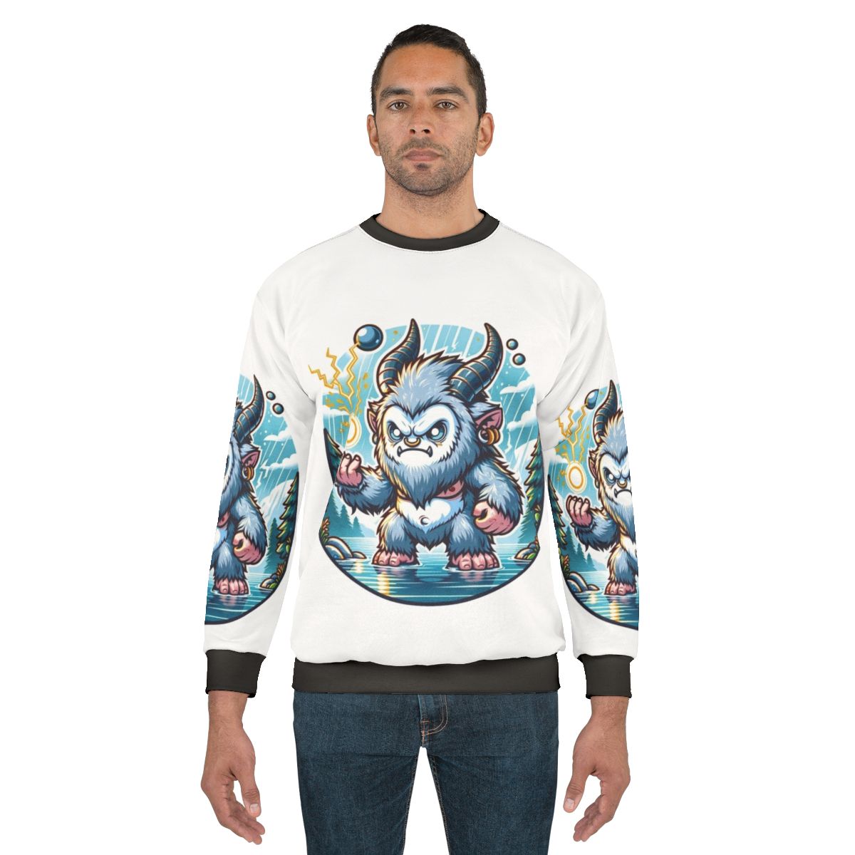 Legendary Silver Ape Fantasy Sweatshirt
