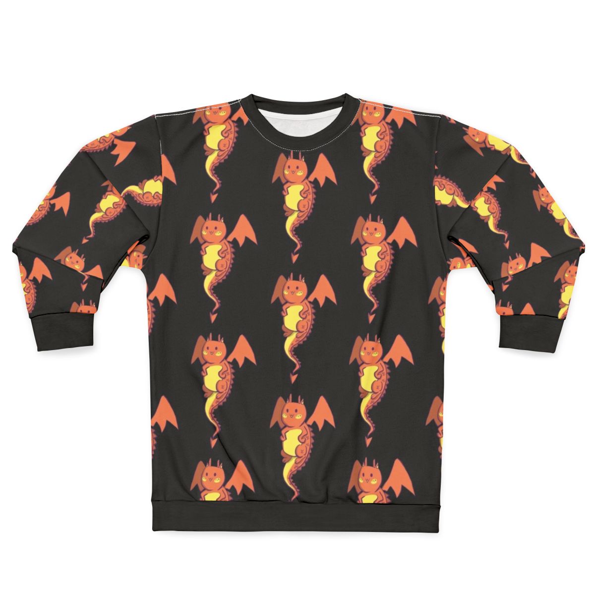 Legendary Cat Dragon Sweatshirt with Kawaii Mythical Creature Design