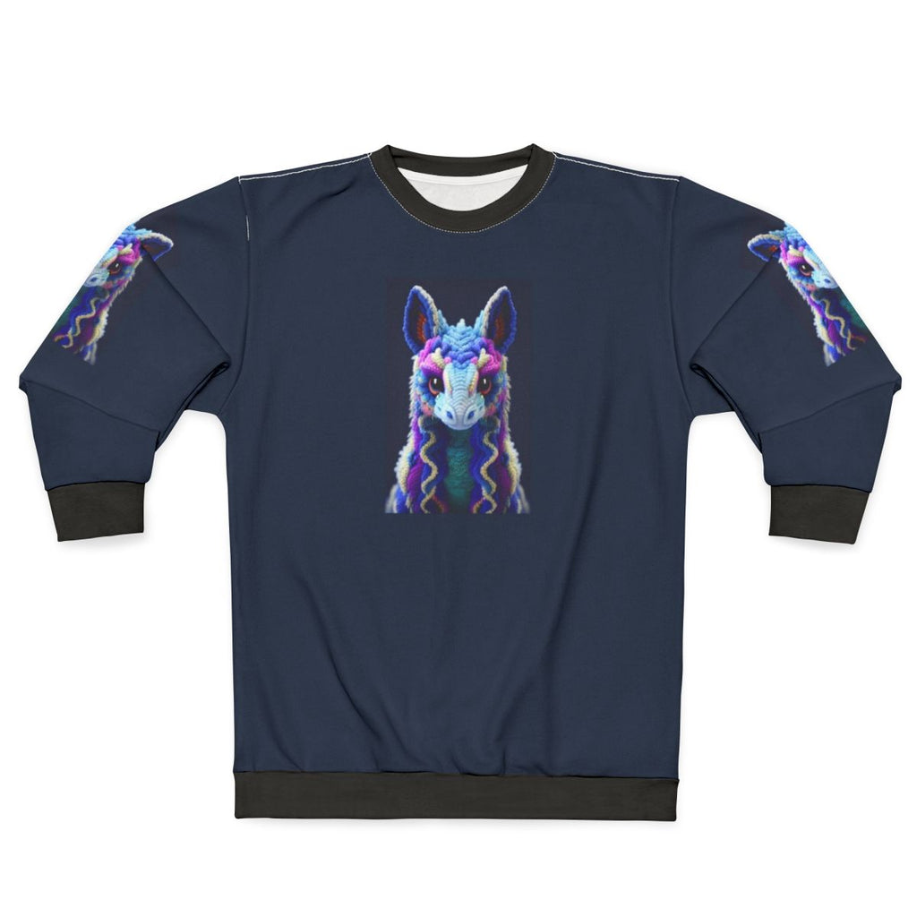Mythical creature sweatshirt with vibrant fantasy design
