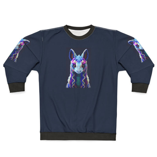 Mythical creature sweatshirt with vibrant fantasy design