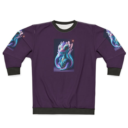 Legendary creature sweatshirt with mythical, enchanting design