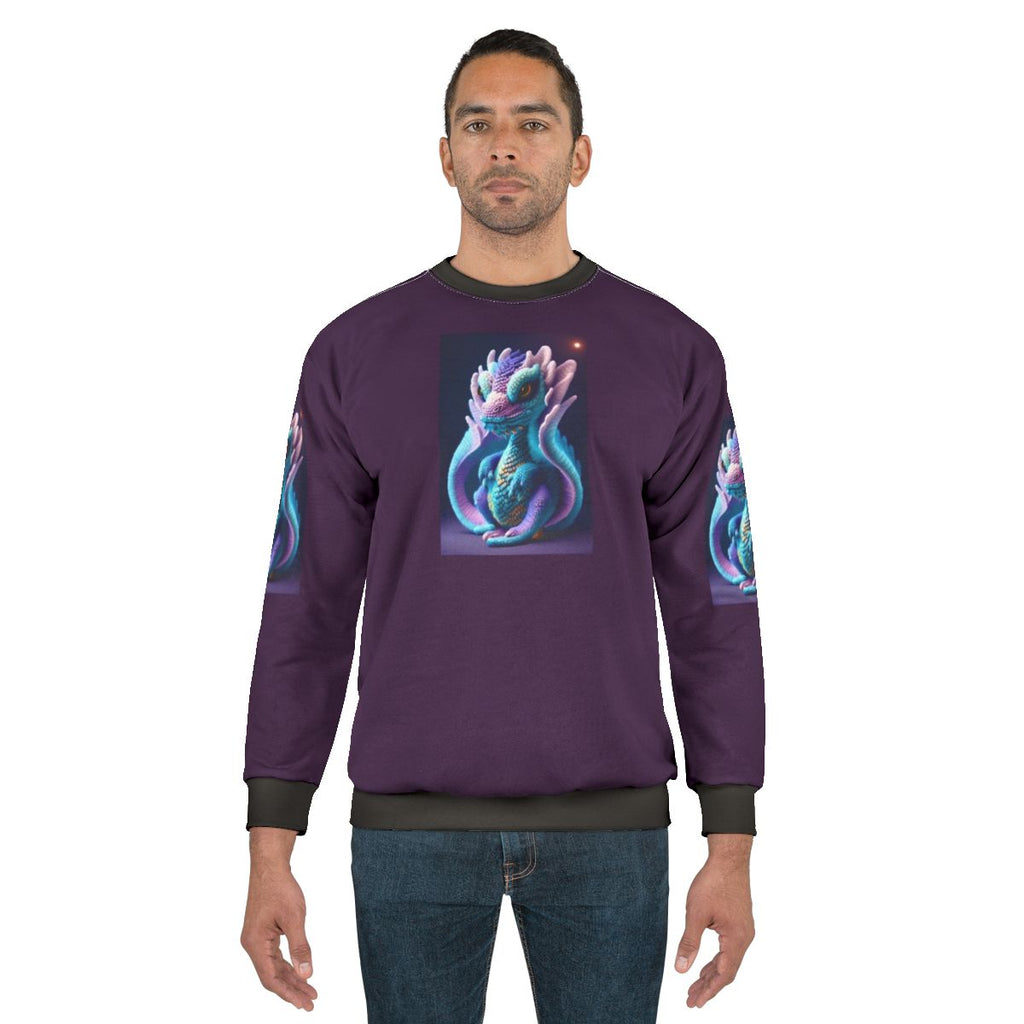 Legendary creature sweatshirt with mythical, enchanting design