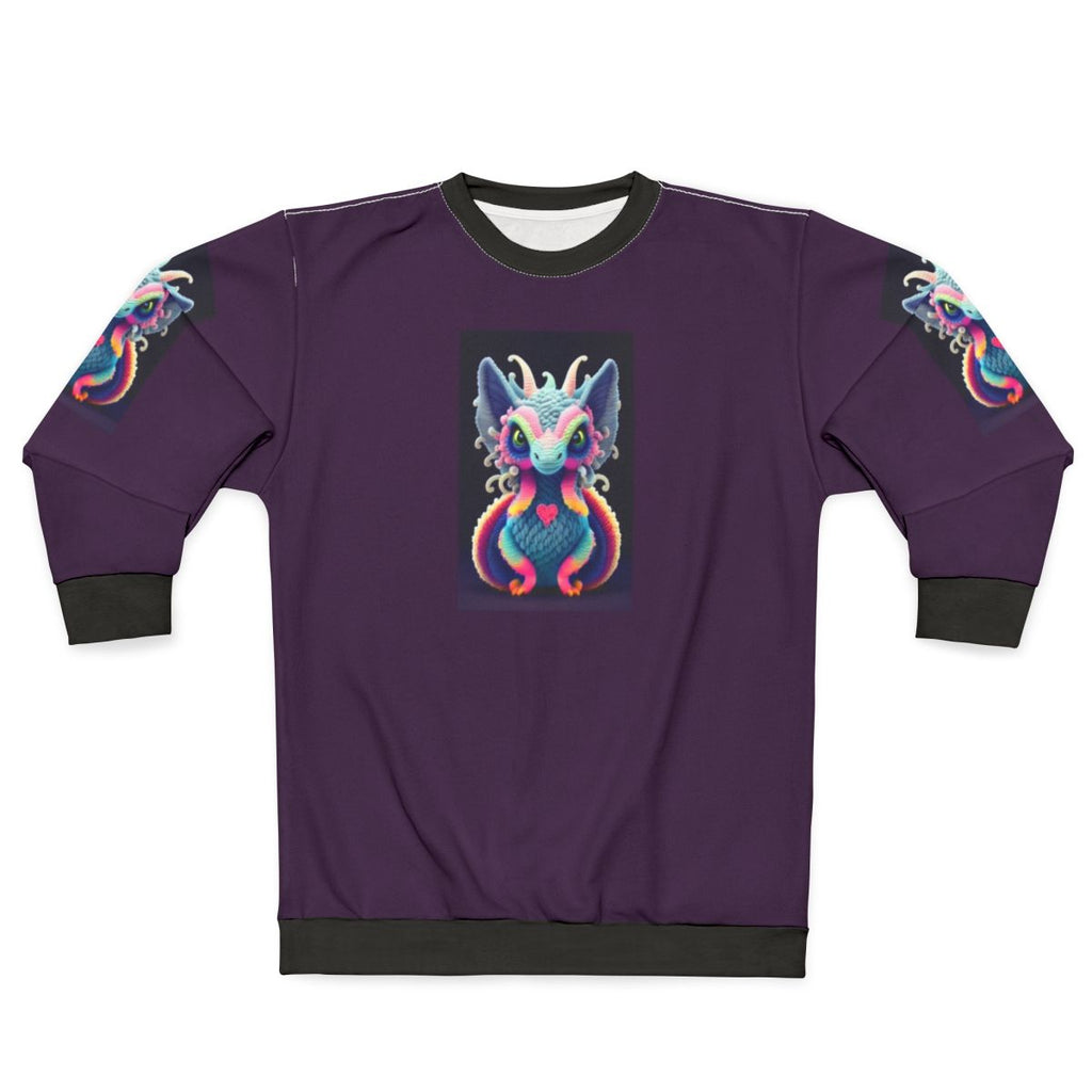 Legendary Creature Sweatshirt with Enchanting Forest Fantasy Design