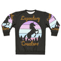 Legendary unicorn design sweatshirt featuring a magical, mythical creature