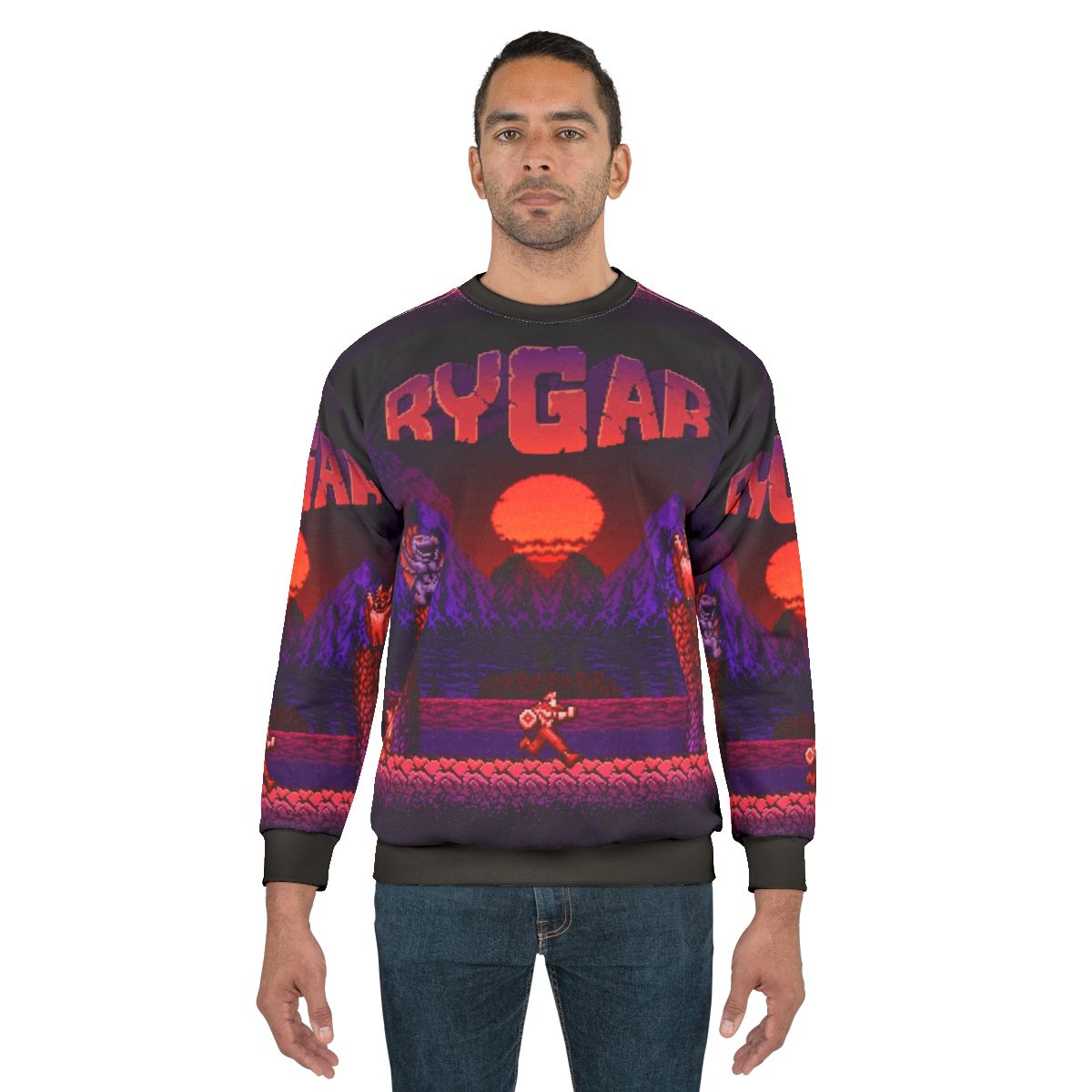 Legendary Warrior Retro Gaming Sweatshirt