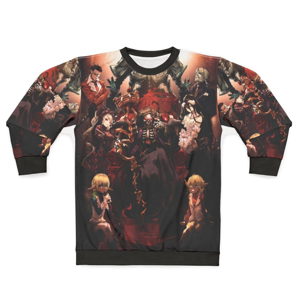 Legion Overlord Sweatshirt featuring Ains, Albedo, and Momonga from the anime series