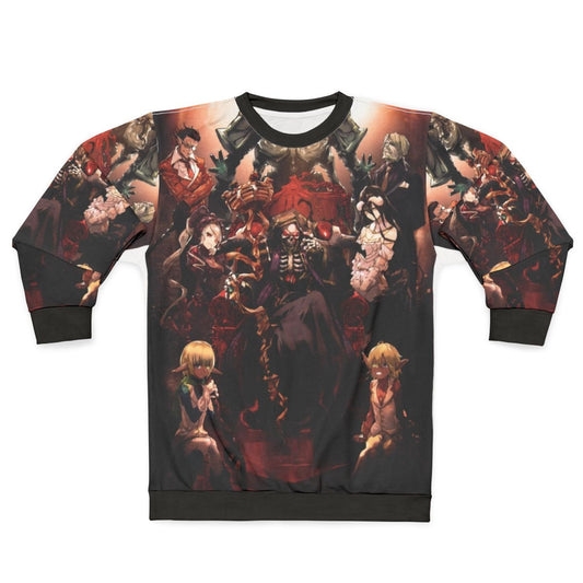 Legion Overlord Sweatshirt featuring Ains, Albedo, and Momonga from the anime series