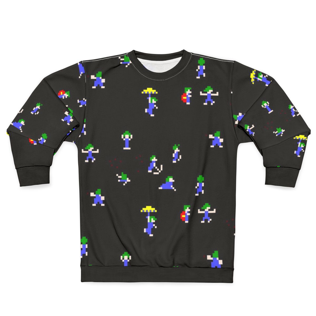 Lemmings In Action Retro Gaming Sweatshirt
