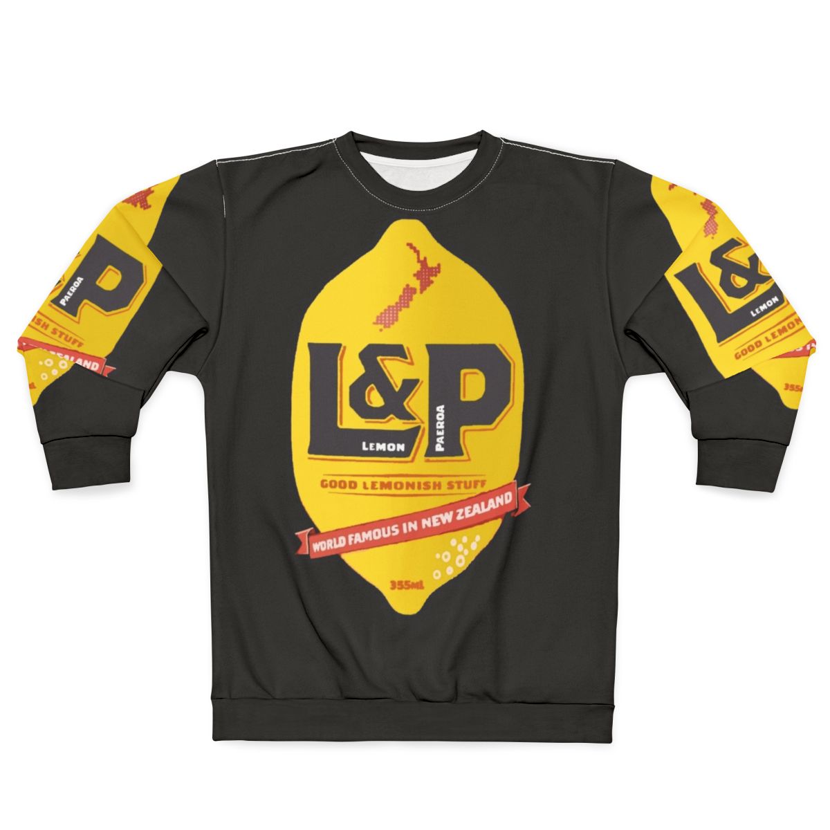 Lemon Paeroa New Zealand Kiwiana Soda Sweatshirt