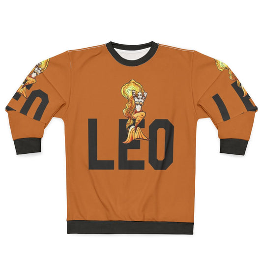 Leo Mermaid Sweatshirt with Cute Mermaid Design