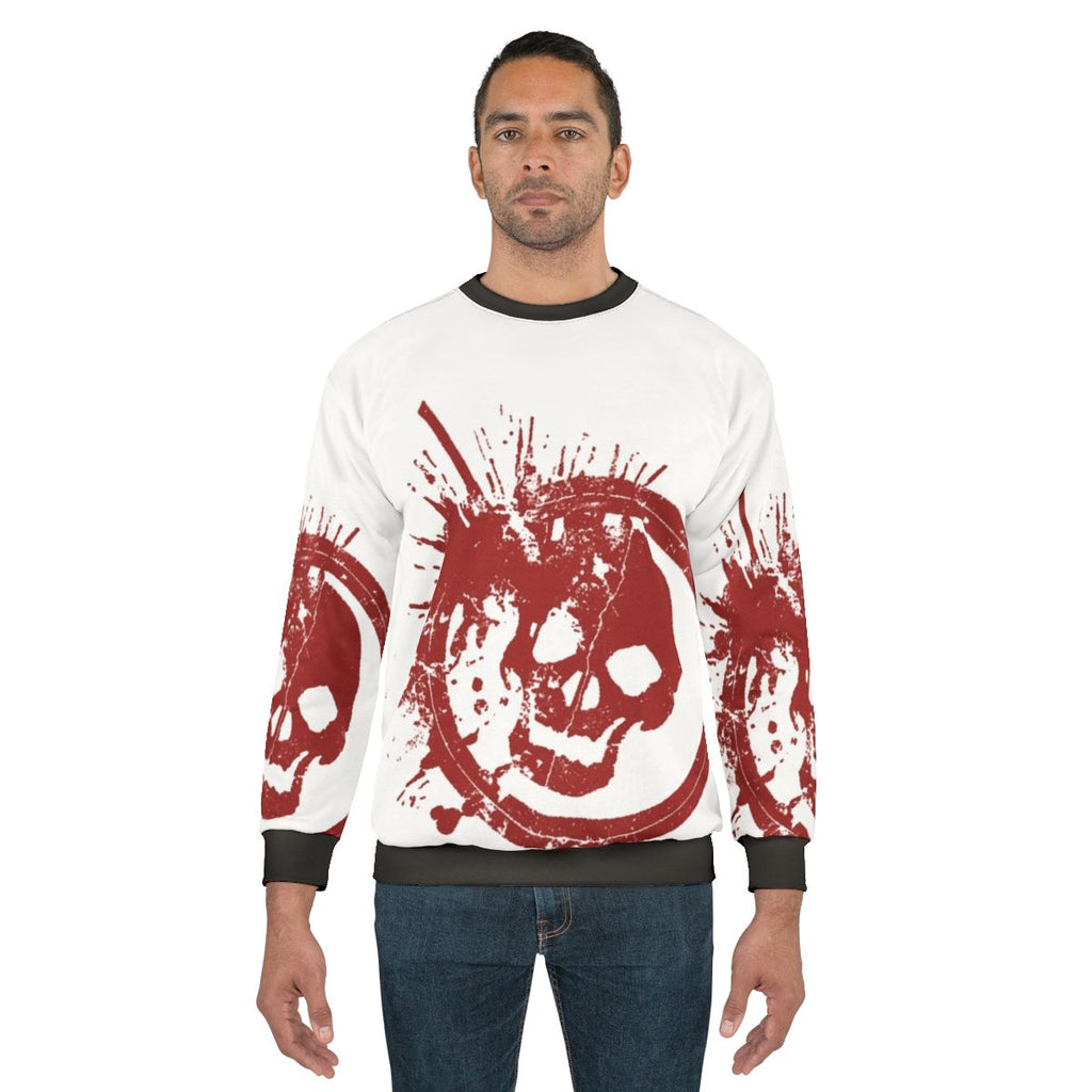Danganronpa Leon Kuwata Skull Sweatshirt