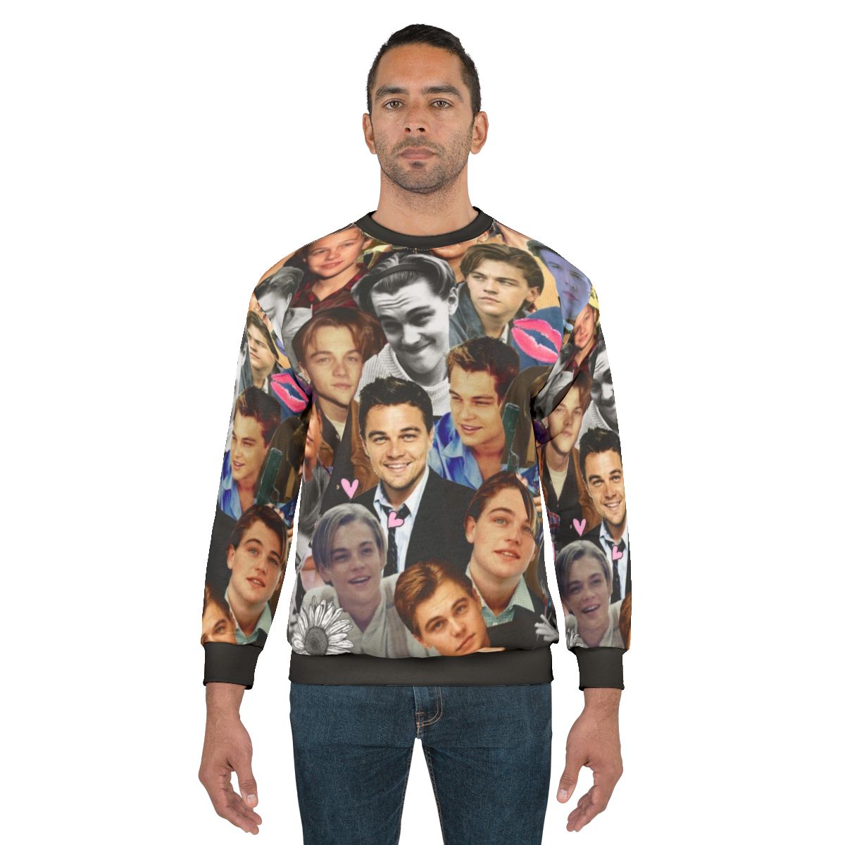 Leonardo DiCaprio Collage Sweatshirt