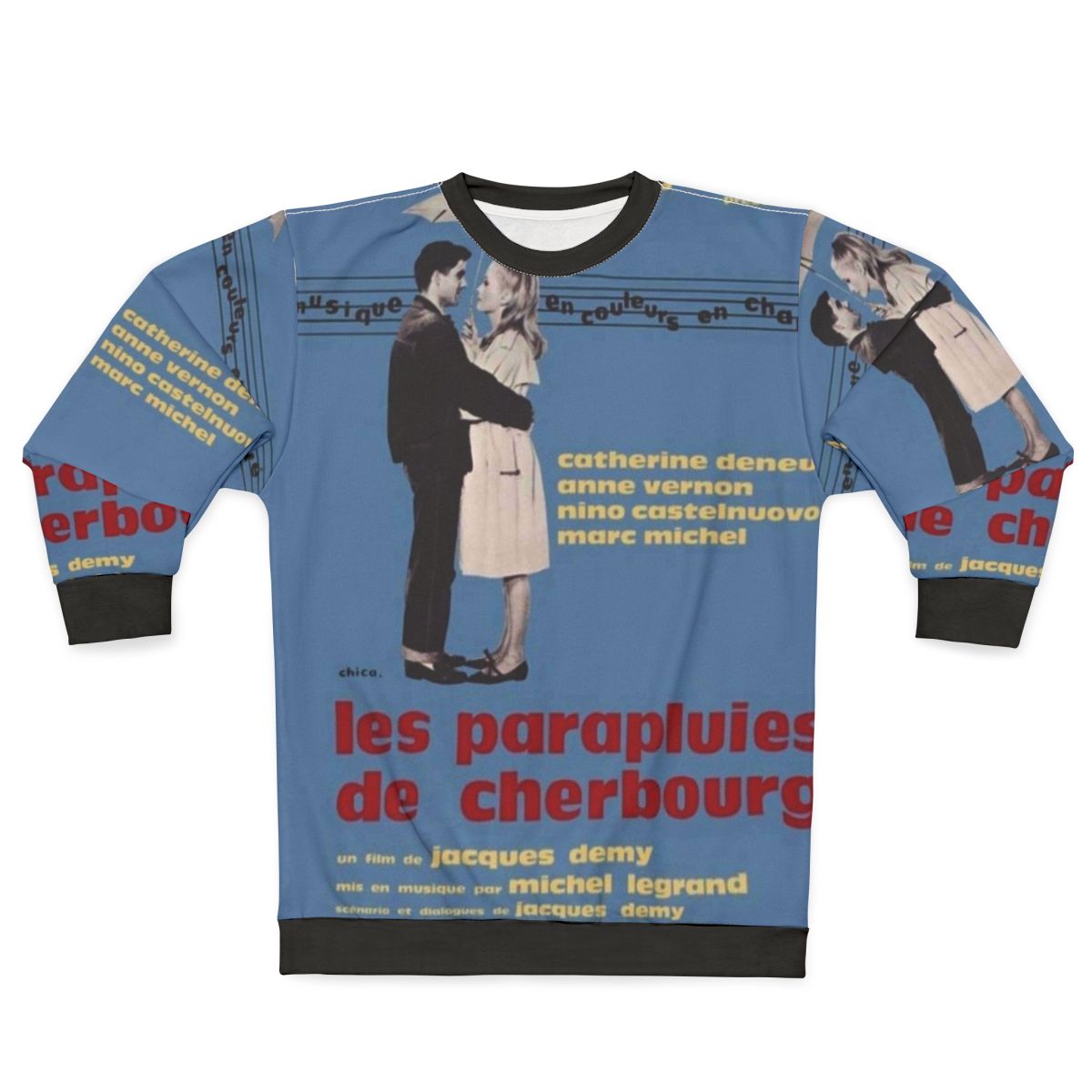 Les Parapluies De Cherbourg Sweatshirt - The Umbrellas of Cherbourg Movie Merchandise