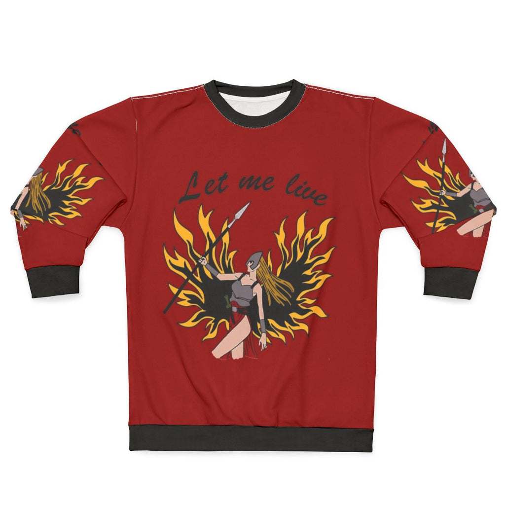 Claire Redfield Resident Evil "Let Me Live" Sweatshirt