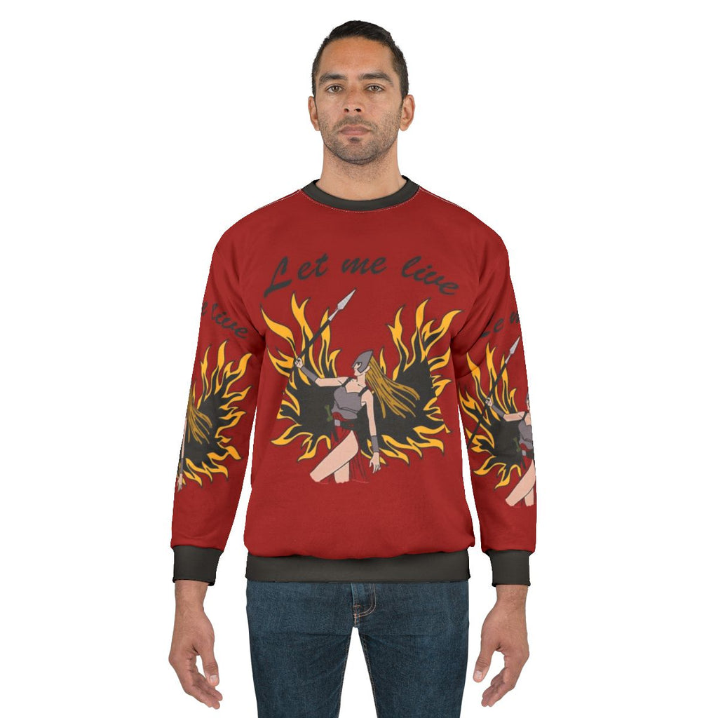 Claire Redfield Resident Evil "Let Me Live" Sweatshirt