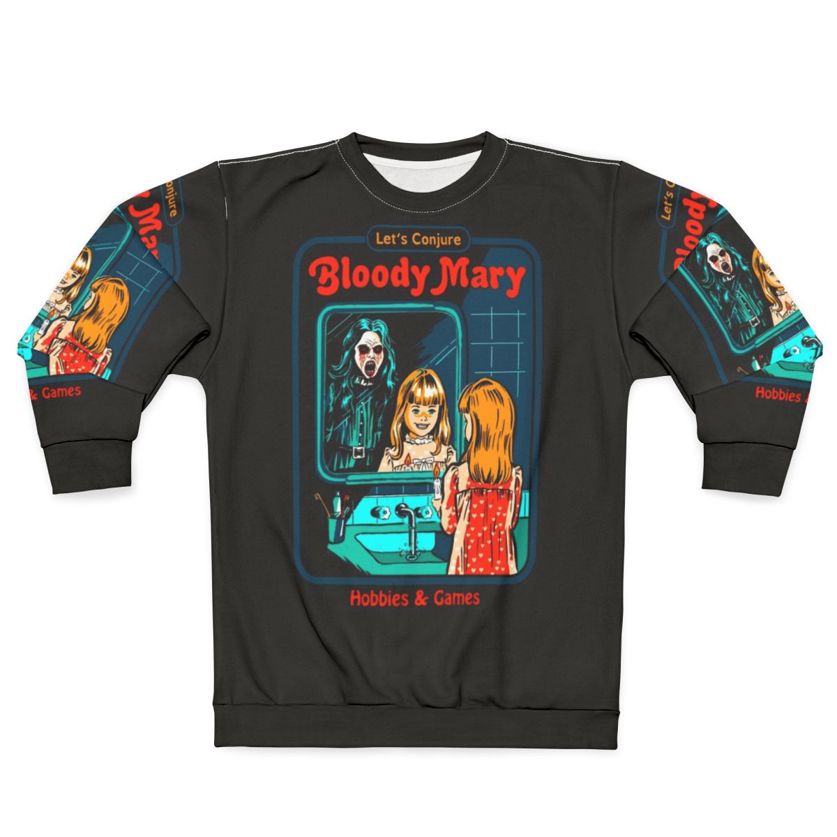 Bloody Mary horror sweatshirt