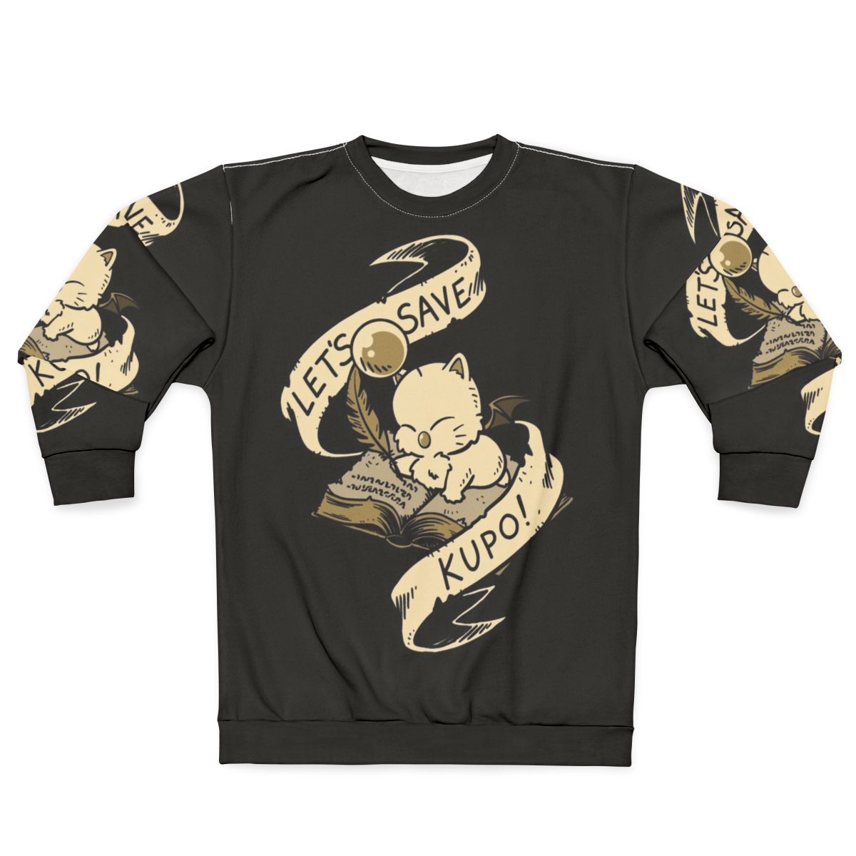 Let S Save Kupo Sweatshirt - Gaming & Anime Inspired Design