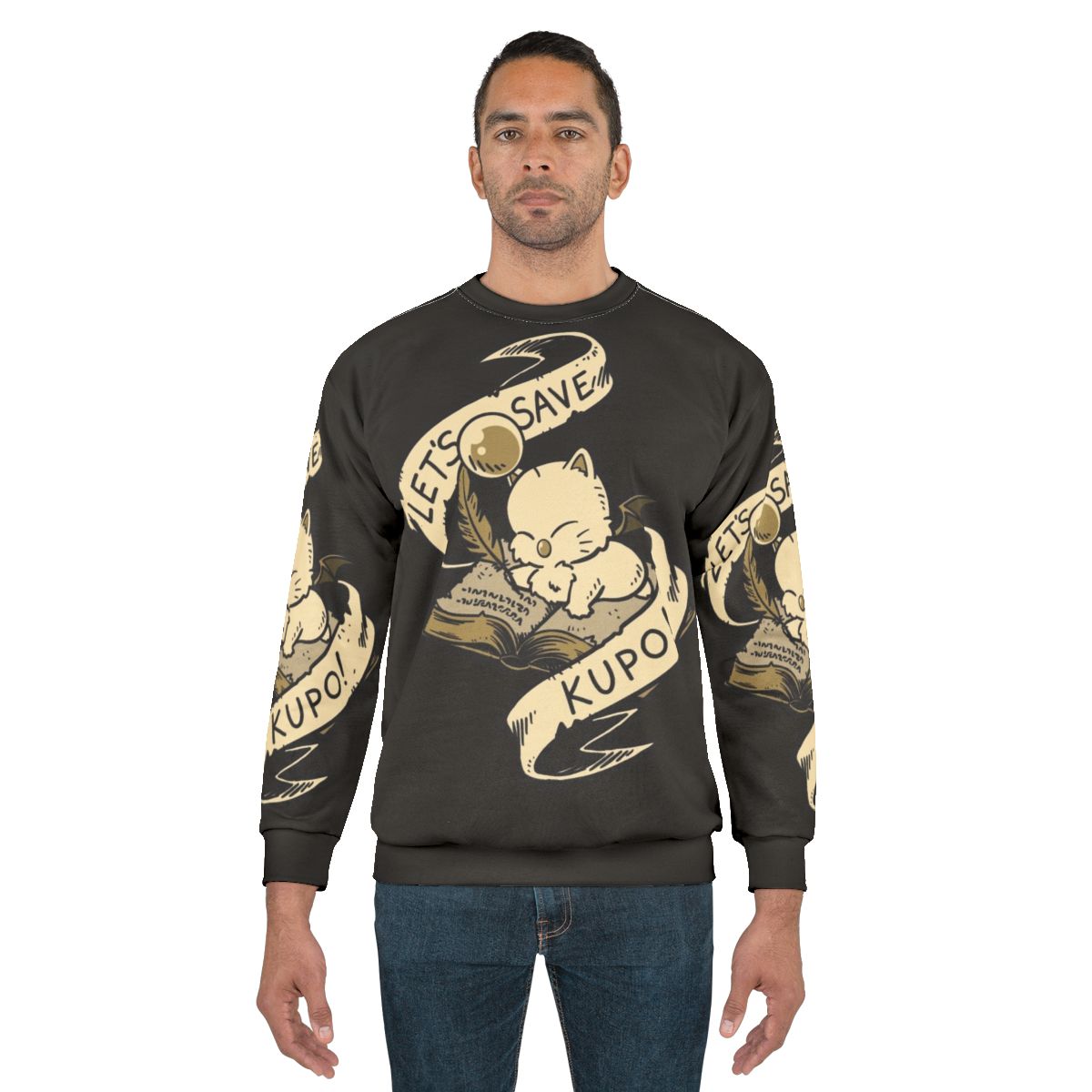 Let S Save Kupo Sweatshirt - Gaming & Anime Inspired Design